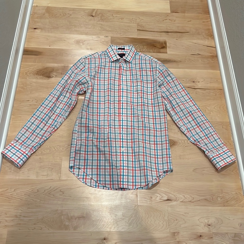 J. Crew Flex Wrinkle Free Long Sleeve Button-Down Shirt